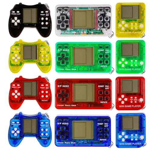 12Pcs Video Game Party Favors, Mini Game Keychain Arcade Party - Product Imagery