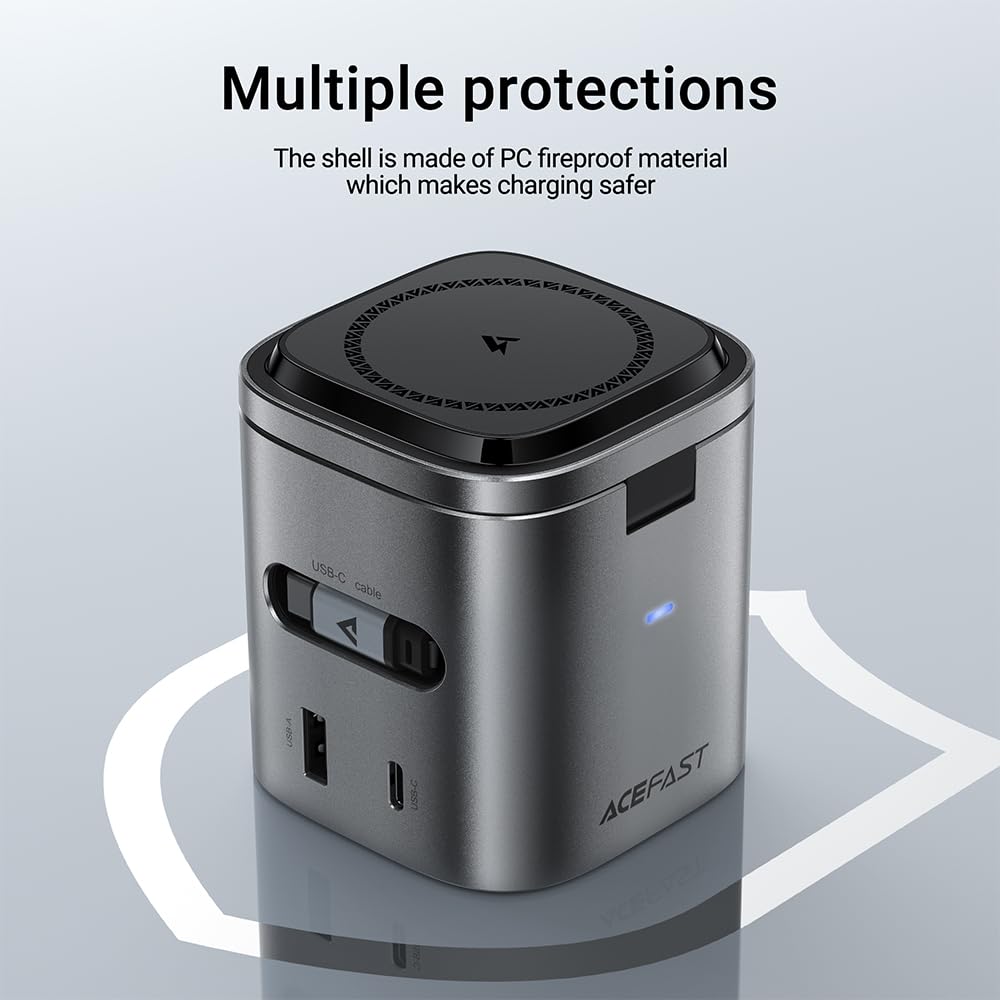 ACEFAST 6 in 1 80W Foldable GaN Wireless Fast Charging - ACEFAST Official Imagery - 8