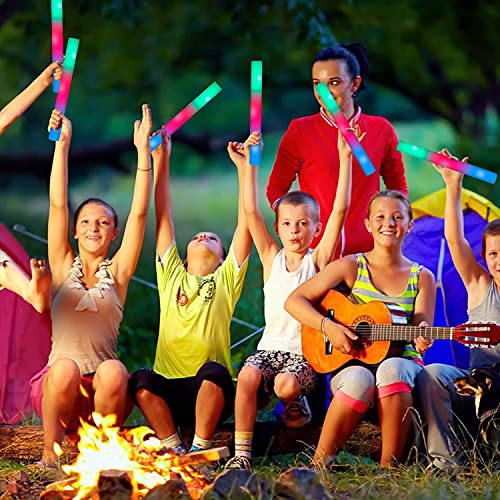 28PCS LED Foam Glow Sticks, Foam Light up Sticks Bulk Party Pack - Product Imagery