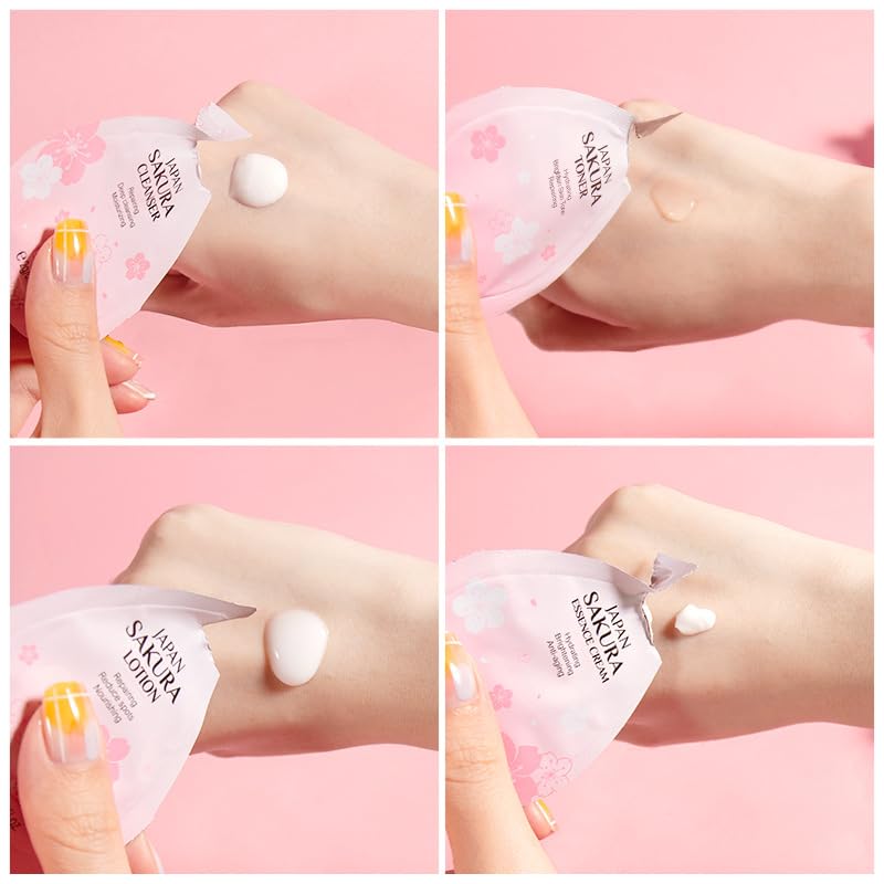 60Pcs Mini Travel Skincare Sets, Mini Travel Items Including - Product Imagery