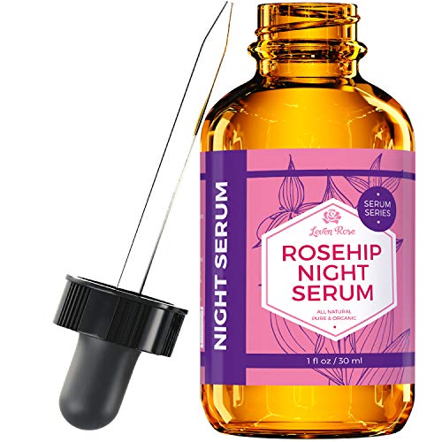 Leven Rose Rosehip Oil Night Face Serum, 100% Pure Organic Natural Rose Hip Oil - Leven Rose Official Product View 1