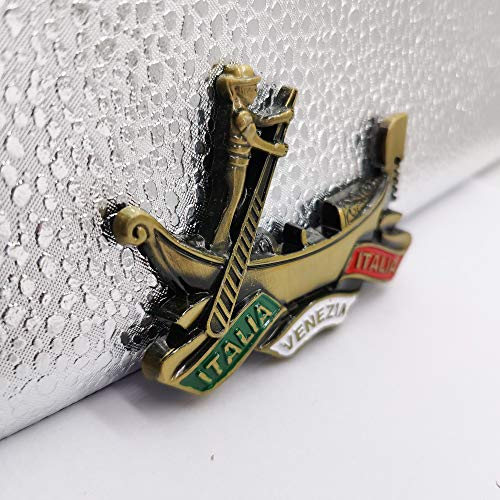 3D Venice Italy Boating Refrigerator Magnet Souvenir Metal - Product Imagery