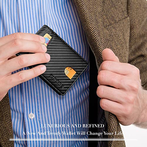 RUNBOX Wallet for Men -Slim Rfid Leather Mens Bifold Novelty - Product Imagery