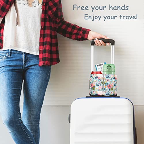 ACdream Luggage Cup Holder, Suitcase Drink Carrier, Free Hand - Product Imagery