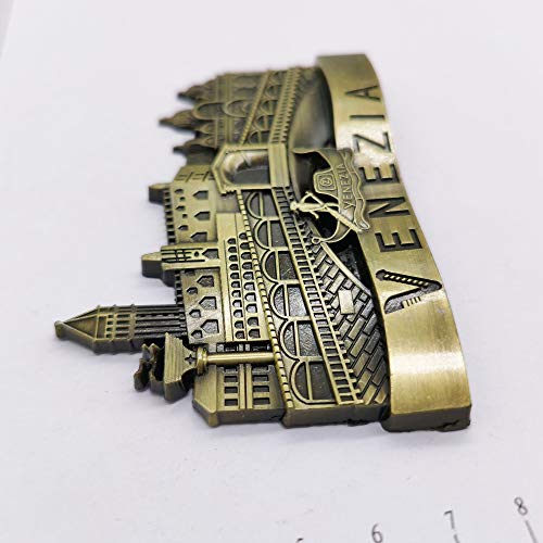 3D Venice Italy Refrigerator Magnet Souvenir Metal Collection, - Product Imagery