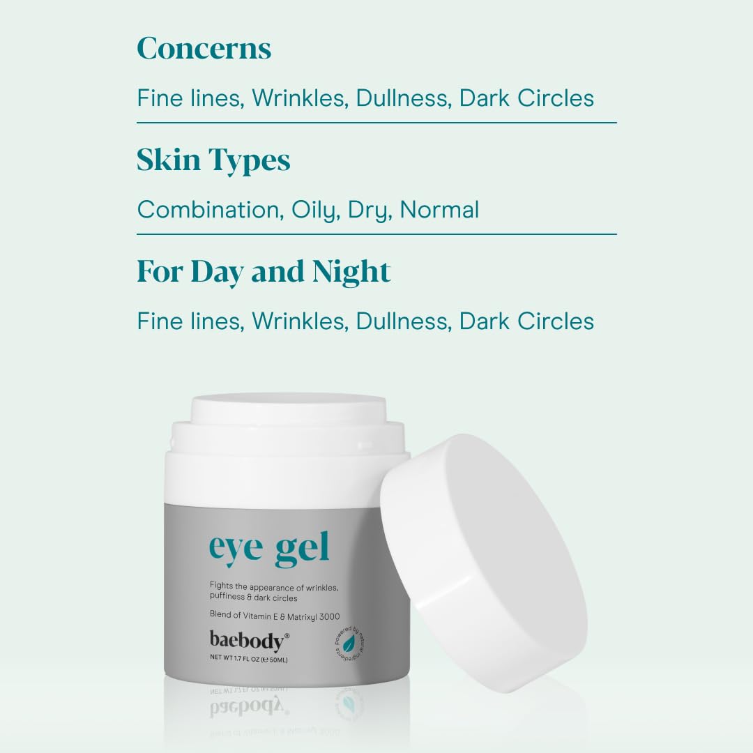 Baebody Cooling Under Eye Gel for Dark Circles and Puffiness - Baebody Official Imagery - 8