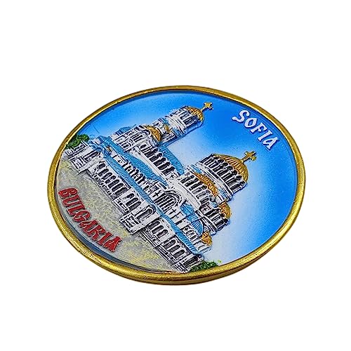 3D Sofia Bulgaria Fridge Magnet Souvenir Gift,Resin Handmade - Product Imagery