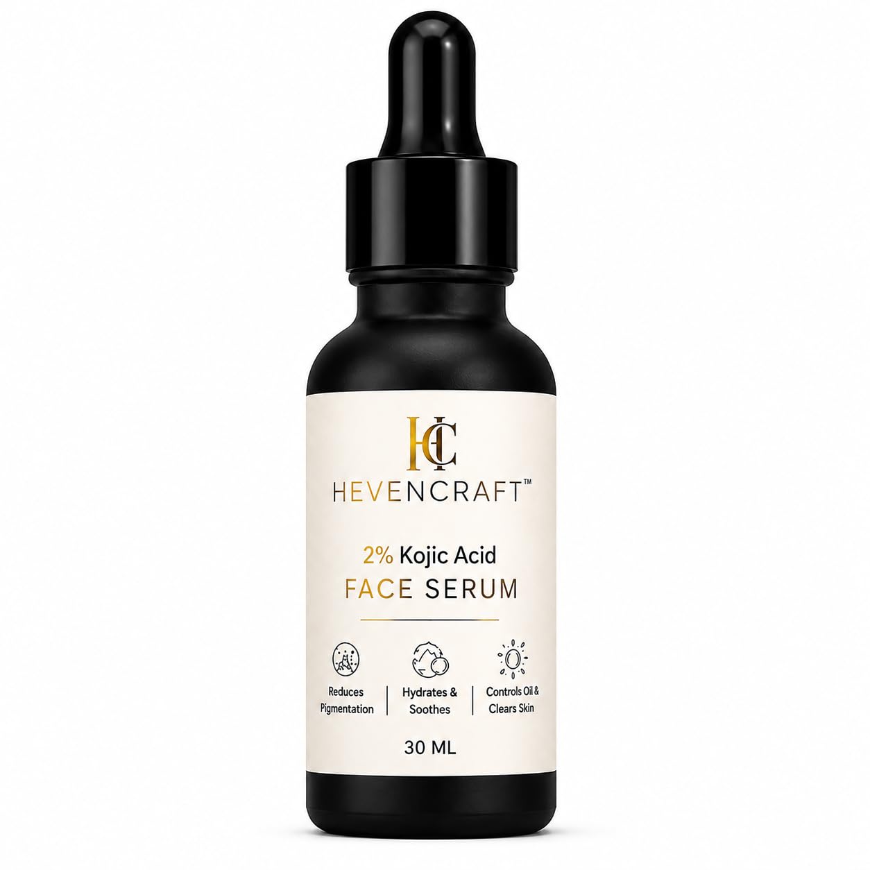 Kojic Acid Serum for Face & Body, Dark Spot Correcting & - Product Imagery