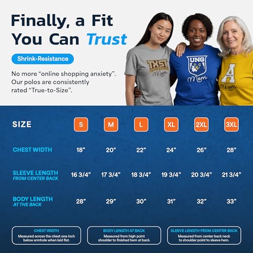 Sport Your Gear NCAA College Mom T-Shirt, Officially Licensed - Product Imagery