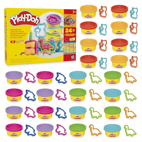 Play-Doh Party Favor Pack, Bulk 24 Pack of Modeling Compound - Product Imagery