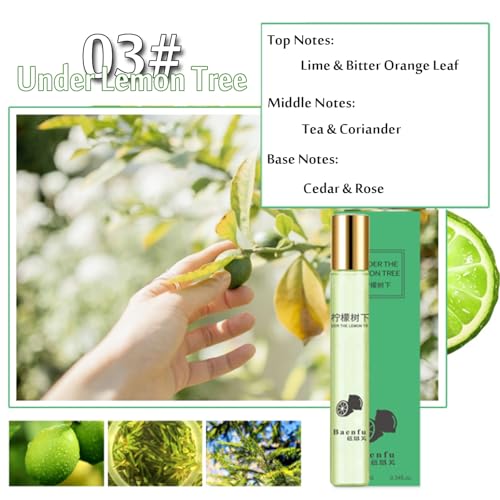 Grospe 4PCS Eau de Parfum Perfume Oil Roll-On Perfumes for Women - Product Imagery