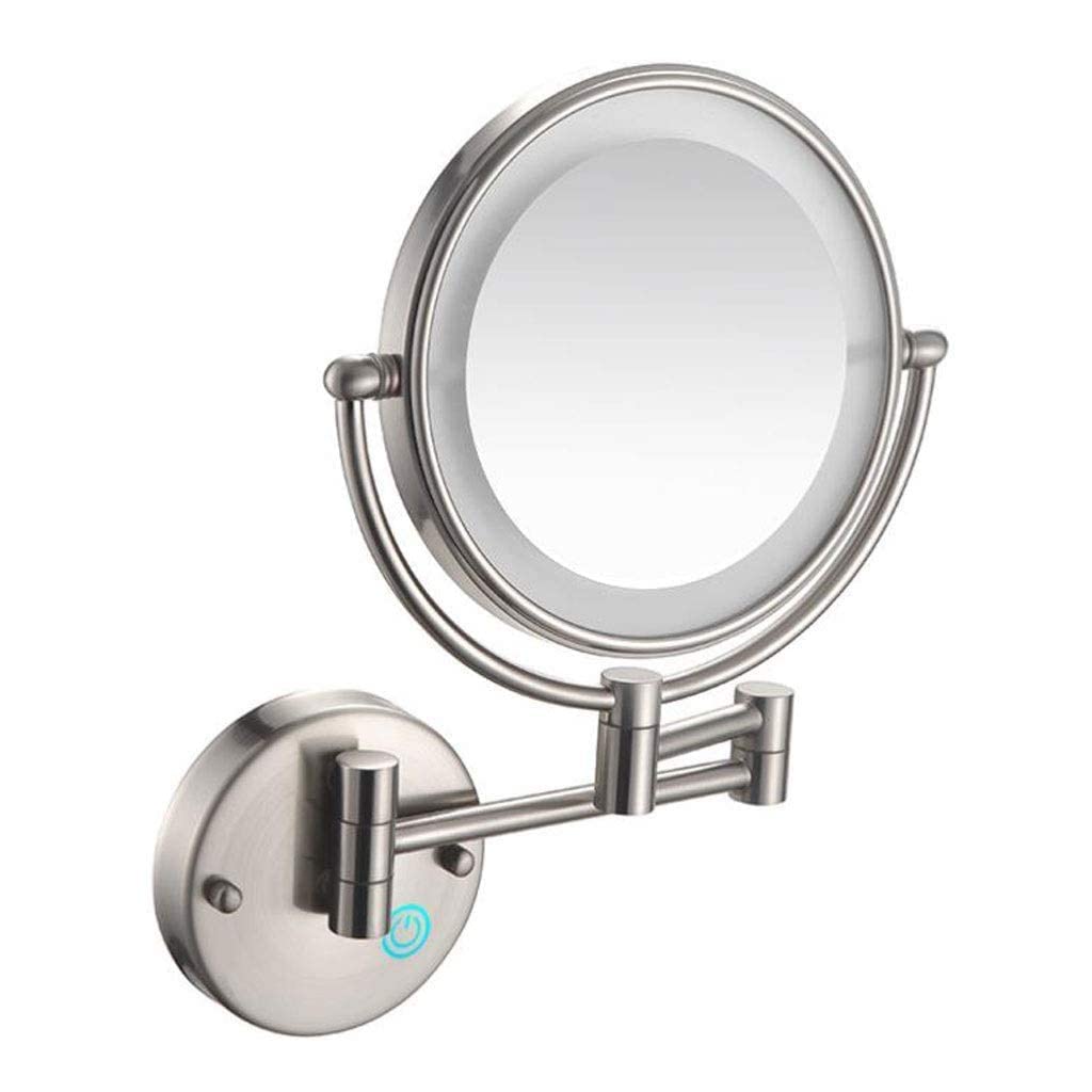Makeup Mirror Vanity Bathroom Folding Led Wall Mounted - XNCDBVYPA Official Imagery - 2