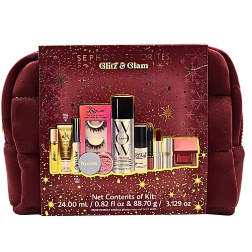 Sephora Glitz Glam 10 Piece Holiday Gift Set Makeup Hair - SEPHORA Official Imagery - 1