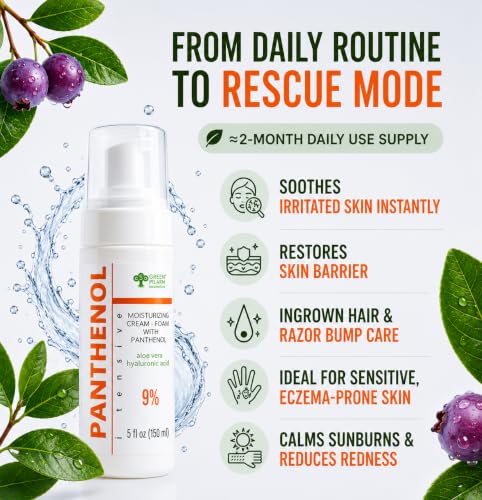 9% Panthenol Foam After Sun & Instant Redness Relief| Barrier - Product Imagery