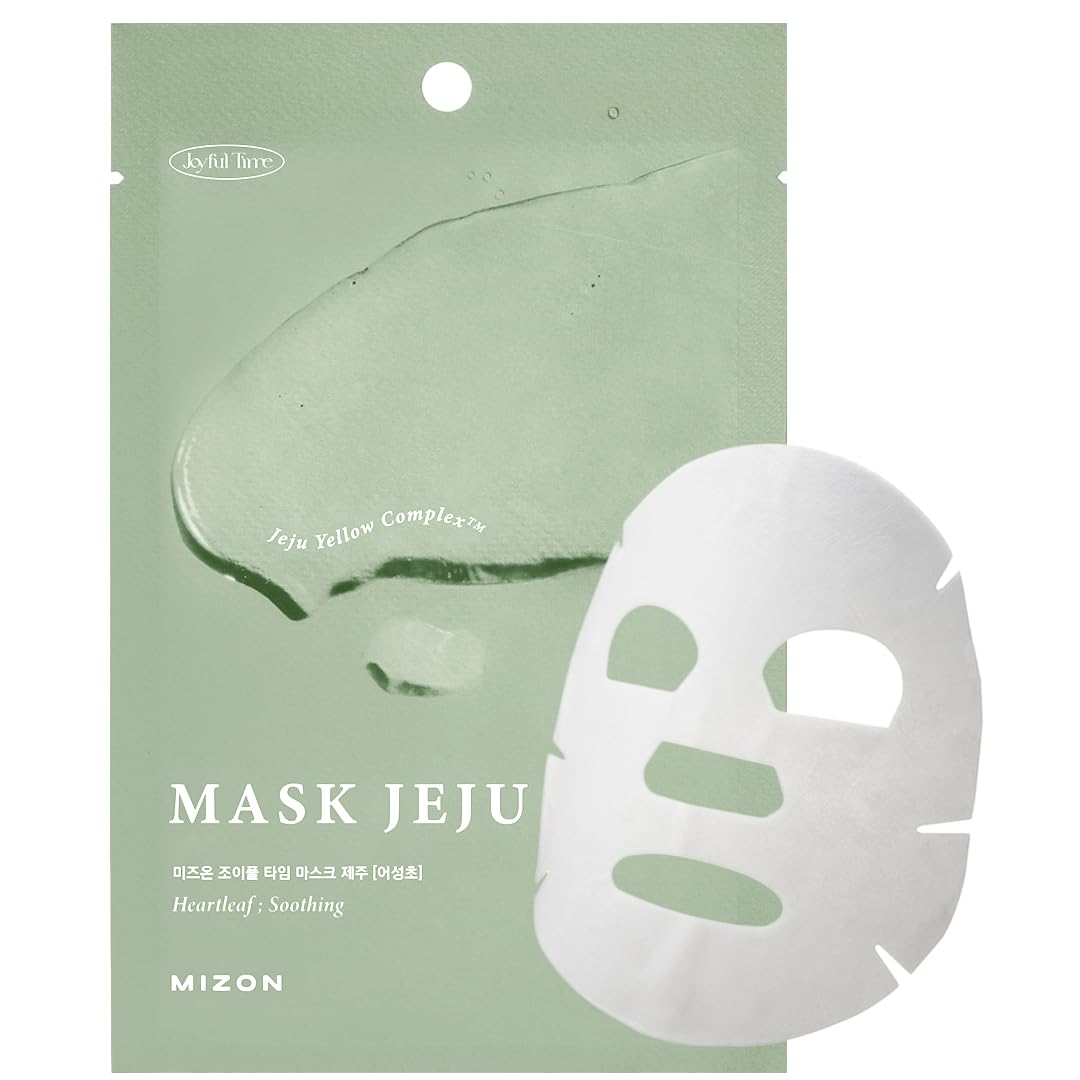 MIZON Joyful Time Jeju Face Mask (Heartleaf) Koren Full Face - MIZON