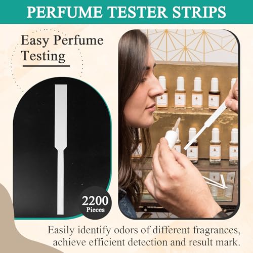 2200 Pcs Perfume Tester Strips, for Blotter Essential Oils Paper - Product Imagery
