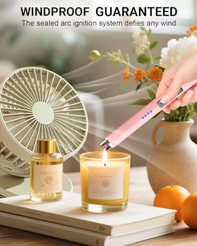 FUKKUDA Electric Candle Lighter with Safety Switch - USB - Product Imagery