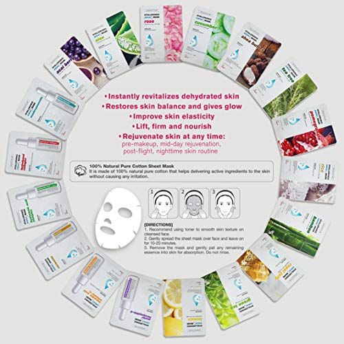 Hyaluronic Aqua Plus Essence Full Face Facial Sheet Mask 14 - Product Imagery
