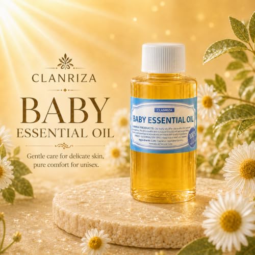 4 Fl Oz Baby Powder Body Oil, Long Lasting Perfume Oil For - Product Imagery