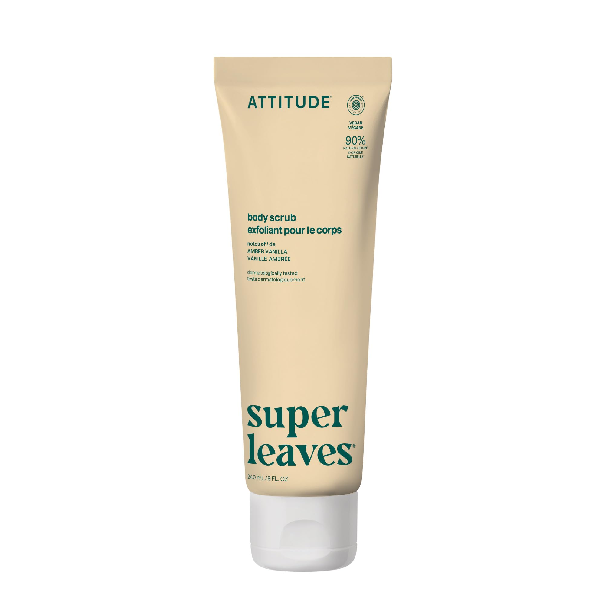 ATTITUDE Exfoliating Body Scrub with Niacinamide, EWG VERIFIED, Gently Removes - ATTITUDE Official Product View 2