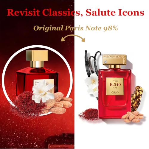 L'EAU R540 Extrait De Parfum Unisex - Inspired by M.F.K Baccarat - Product Imagery