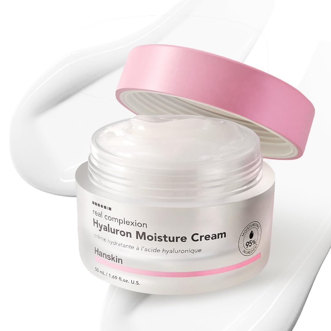 Hanskin Hyaluron Moisture Cream Face Moisturizer for Dry - Hanskin Official Imagery - 2