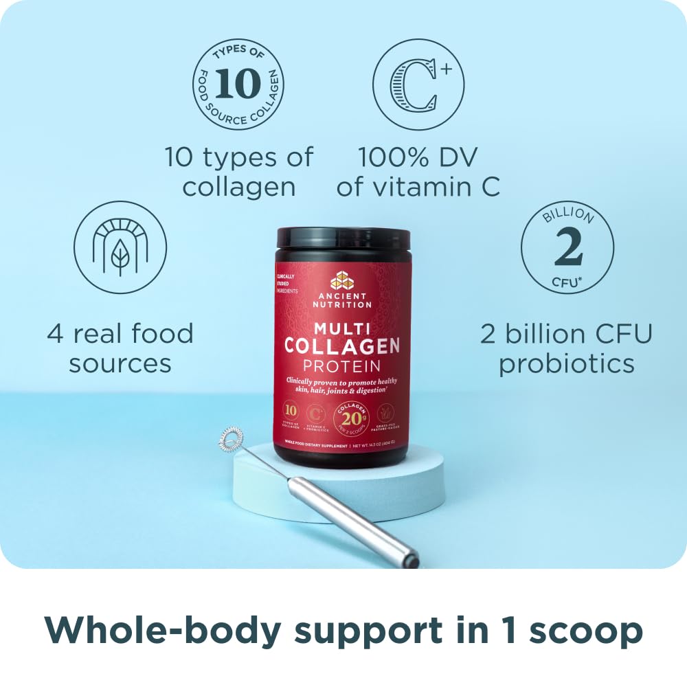 Ancient Nutrition Hydrolyzed Multi Collagen Peptides Powder - Ancient Nutrition Official Imagery - 3
