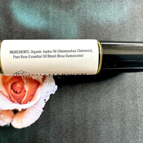 Rose Perfume Oil, Natural Organic, Botanical Fragrance, Pure - Product Imagery