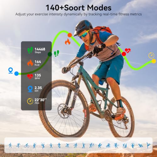 Smart Watch for Men Women, 1.83" HD Touch Screen with Bluetooth - Product Imagery