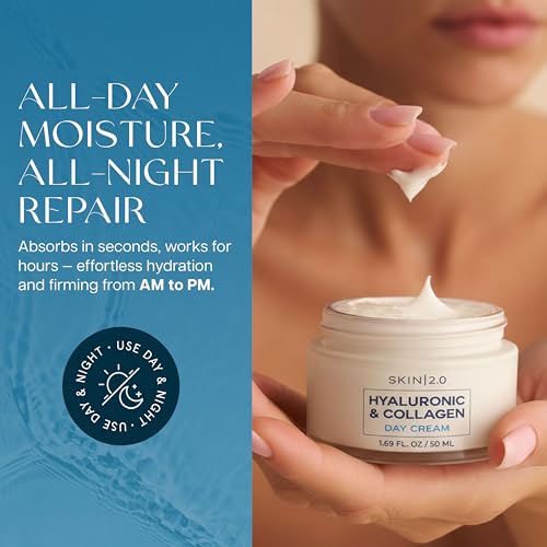 Skin 2.0 Hyaluronic Acid & Collagen Face Moisturizer – Deep - Product Imagery