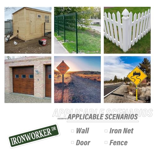 Ironworker Yard Sign Wall Decor Metal Ironworker Gifts for - Product Imagery