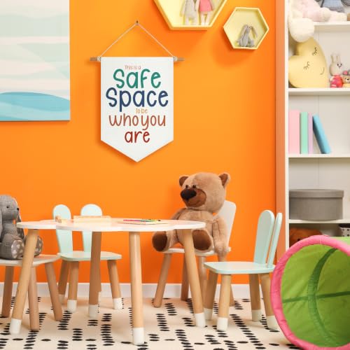 Therapy Office Safe Space Canvas Banner for Therapy Office Decor - Product Imagery