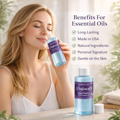 2 Fl Oz Oxygen Women Fragrance Oil Long-Lasting Scent - Product Imagery