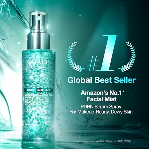 Anua PDRN Collagen Glow Facial Serum Spray, 3.38 fl oz - Product Imagery
