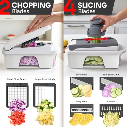Mueller Pro-Series All-in-One, 12 Blade Mandoline Slicer for - Product Imagery