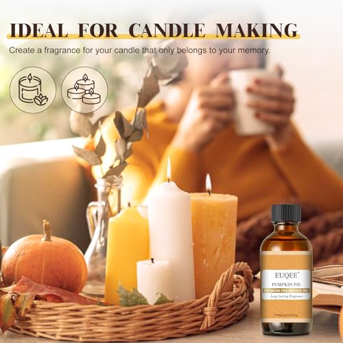 EUQEE Pumpkin Pie Fragrance Oil for Diffuser(2.02 Fl oz/60 ml) - Product Imagery