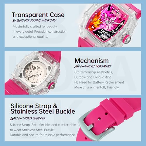 SKMEI Men's Sports Mechanical Watches with Waterproof Womens - Product Imagery