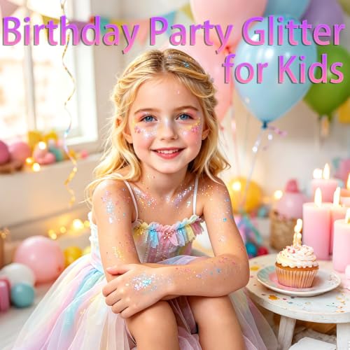 AROIC 14 Colors Body Glitter, Mermaid Fairy Hair Glitter Gel for - Product Imagery