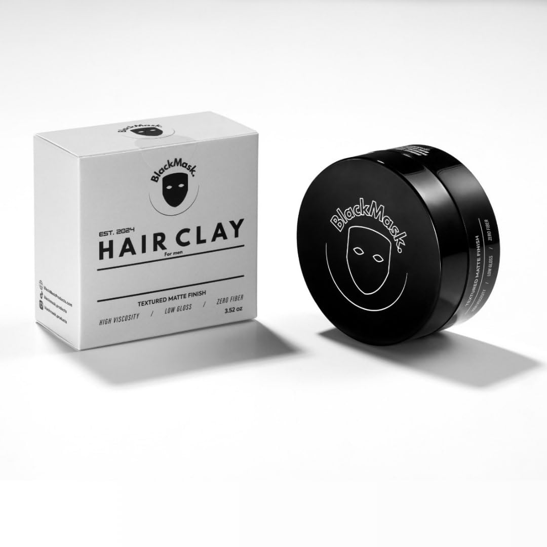 BlackMask Hair Clay for Men   Matte Finish with Strong Hold, Hair Styl - View 6