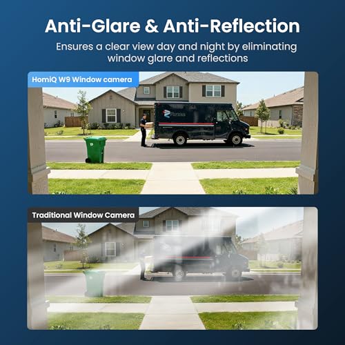 Window Security Camera 3MP 2K, Indoor WiFi Cameras 2.4GHz/5GHz - Product Imagery