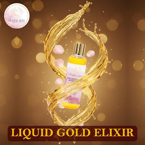 Best Brightening Body Oil (6.5 oz) - Glutathione, Arbutin, - Product Imagery