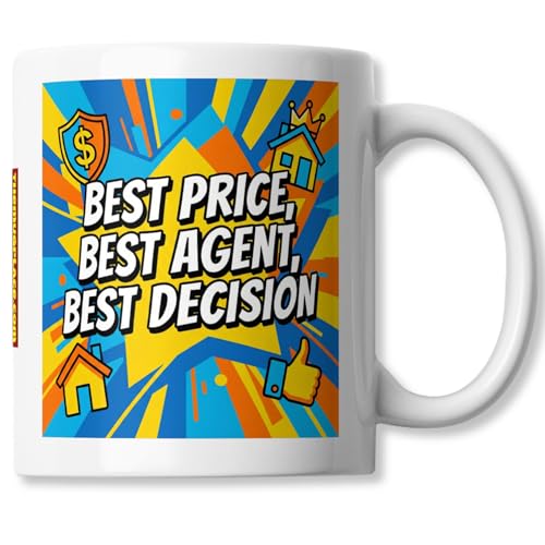 Estate Agent Coffee Mug - Sold On You Best Agent Ever With Star - Product Imagery