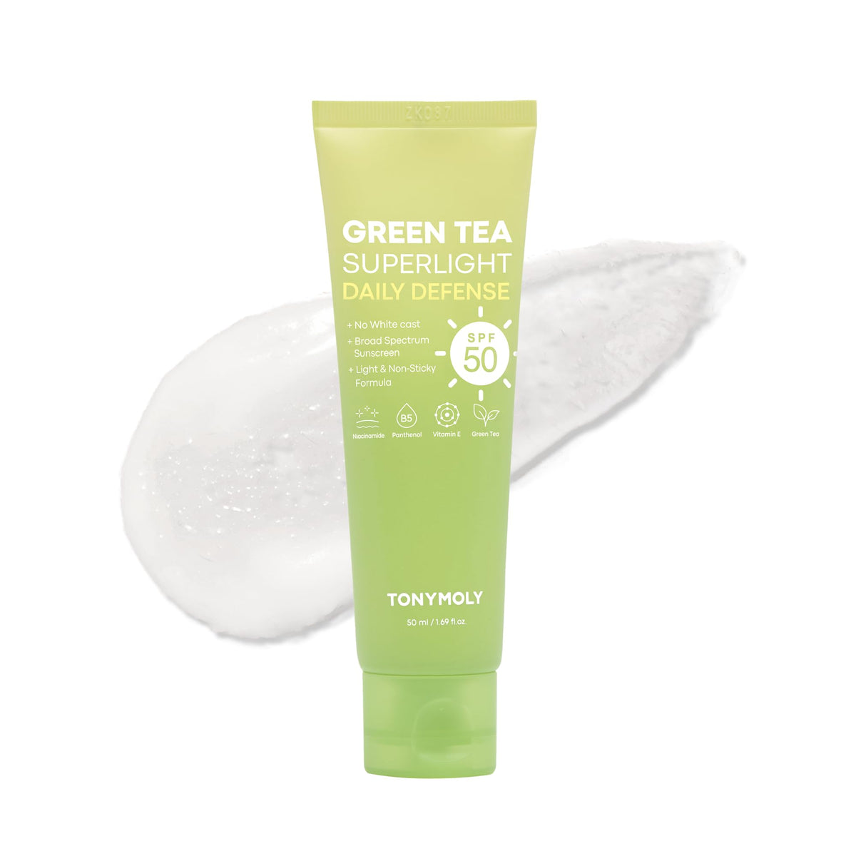 TONYMOLY Green Tea Face Sunscreen SPF 50 PA No White Cast 1 - TONYMOLY Official Imagery - 2
