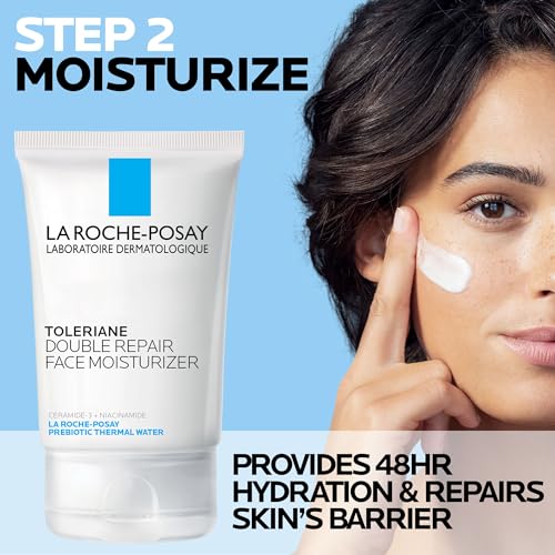 La Roche-Posay Toleriane Skin Care Set, Face Moisturizer & Fac... - Product Imagery