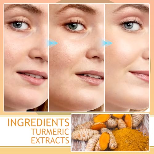 Turmeric Skin Care Set,Facial Kit with Facial Cleanser,Toner,Eye - Product Imagery