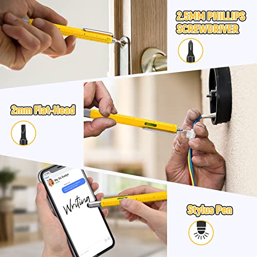 BIIB Gifts for Men 6 in 1 Multitool Pen, Anniversary Birthday - Product Imagery
