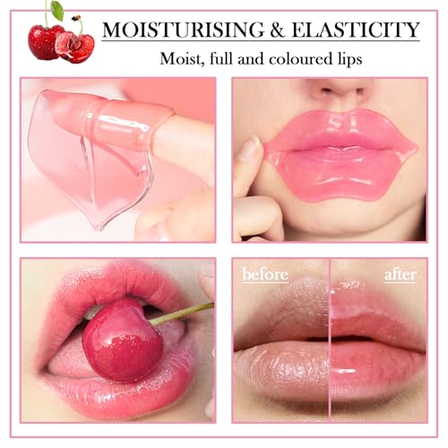 30PCS Lip Mask & Under Eye Patches Skincare Set,Moisturizing - Product Imagery