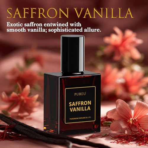 PUREU Pheromones Perfumes for Women, Saffron Vanilla Perfume - Product Imagery