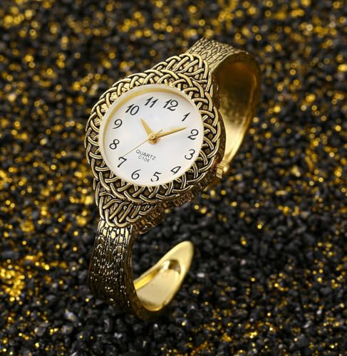 Women Vintage Bracelet Watch Fashion Ladies Easy Read Quartz - Product Imagery