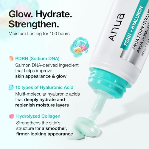 Anua PDRN Hyaluronic Acid 100 Moisturizing Cream, 2.02 fl oz - Product Imagery